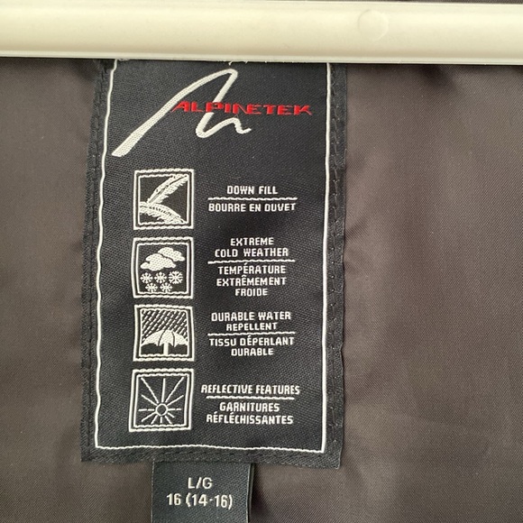 AlpineTek Winter Jacket Kids, Glacial Terrain Gear - Picture 10 of 14